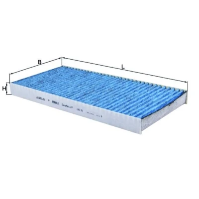 Billede af MAHLE ORIGINAL LAO 78 Kabinefilter Aktivkulfilter, med antiallergisk virkning, antibakteriel virkning 348,0 167 29,0 CST4624