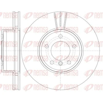 Billede af REMSA 6853.10 Bremseskiver foraksel 324, 324 30 5 ventileret BMW: Touring, Sedan, 6 Coupe