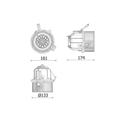 Billede af MAHLE ORIGINAL 227 VE 32044 000 Indsugningsventil 40 Indsugningsside