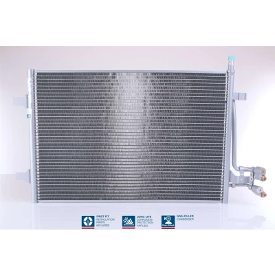 Billede af NISSENS 940097 Kondensator uden tørrer Aluminium 583 R 134a FORD: FIESTA 5