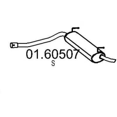 Billede af MTS 01.60507 Lydpotte 950 FIAT: Panda II Hatchback