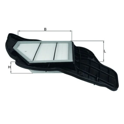 Billede af MAHLE ORIGINAL LX 1684/5 Luftfilter 32,0 197 193,7, 193,7 Filterindsats BMW: 7, 5 Touring, Sedan