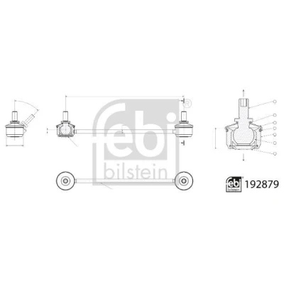 Billede af Stang/led, stabilisator FEBI BILSTEIN 192879