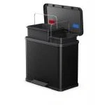 Billede af Hailo pedalspand oko duo plus 2 spande hhv. 17 liter og 9 sort