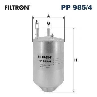 Billede af FILTRON PP 985/4 Brændstoffilter Påskruet filter MAN: TGE Chassis, Bus