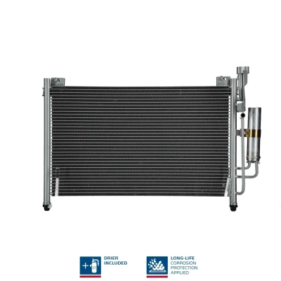 Billede af NISSENS 940033 Kondensator med tørrer Aluminium 615 R 134a MAZDA: 2 Hatchback