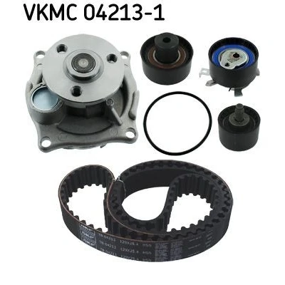 Billede af SKF VKMC 04213 1 Vandpumpe + Tandremssæt med pakninger 129 FORD: MONDEO 2 Kombi, Focus Mk1 Hatchback
