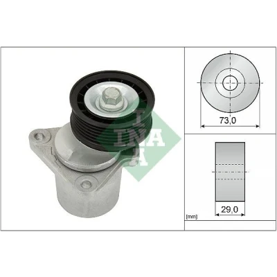 Billede af INA 534 0128 20 Remstrammer, kilerem FORD: MONDEO 3 Stufenheck, 4 Turnier, VOLVO: S80 II