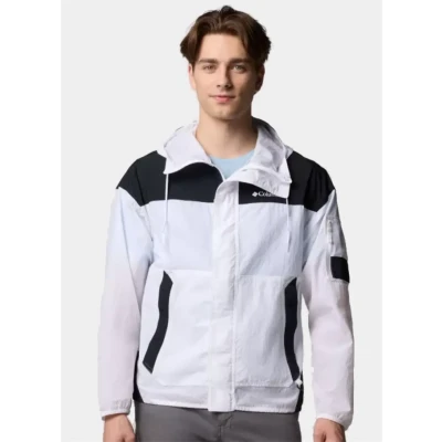 Billede af Columbia CHALLENGER II Windbreakers, Herre, Størrelse: Large, White/black
