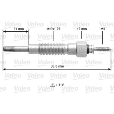 Billede af VALEO 345213 Gløderør 11V M10X1,25