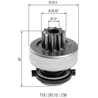 Billede af Spidshjul, starter MAGNETI MARELLI 940113020398