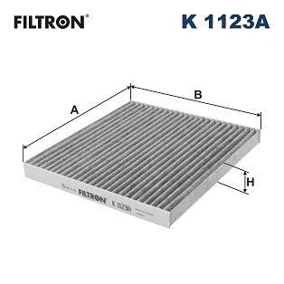 Billede af FILTRON K 1123A Kabinefilter Aktivkulfilter 200 220 20 TOYOTA: Corolla Verso, Avensis II Station Wagon, IX Hatchback