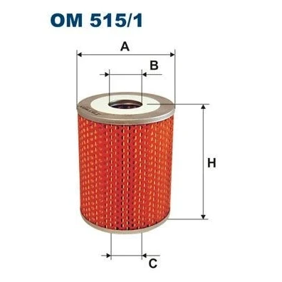 Billede af FILTRON OM 515/1 Oliefilter Filterindsats BMW: 6 Coupe