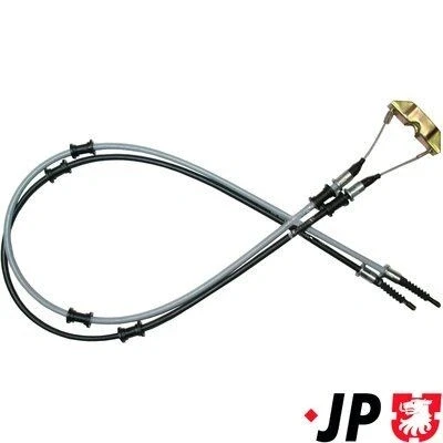 Billede af JP GROUP 1270300600 Håndbremsekabel bag, midten 2x1455/1226 Skive/tromle OPEL: Vectra B Sedan