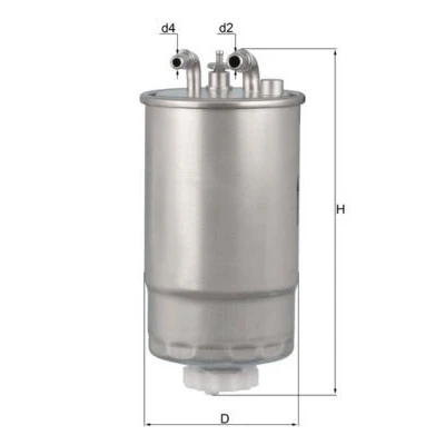 Billede af MAHLE ORIGINAL KL 568 Brændstoffilter Ledningsfilter 9 7,9 OPEL: Corsa D Hatchback