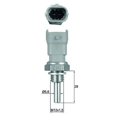 Billede af MAHLE ORIGINAL TSE 10 Kølevæsketemperatur Sensor med pakning OPEL: Astra G Caravan, CC, Corsa B Hatchback