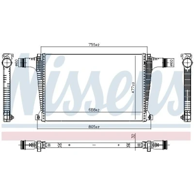 Billede af NISSENS 961594 Intercooler