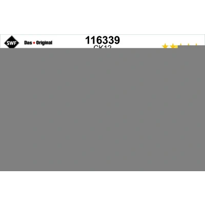 Billede af Viskerblad Swf Original 116339 foran Standard BMW: 3 Touring, Compact, Sedan