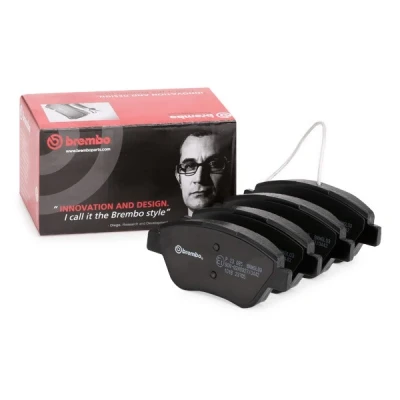 Billede af BREMBO P 23 085 Bremseklodser Inkl. slidadvarselskontakt med bremsecaliperskruer tilbehør FIAT: Grande Punto Hatchback, 500 Hatchback