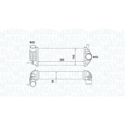 Billede af MAGNETI MARELLI 351319204480 Intercooler