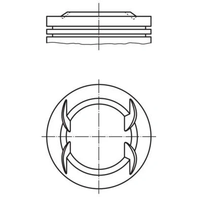 Billede af Stempel MAHLE ORIGINAL 012 23 00