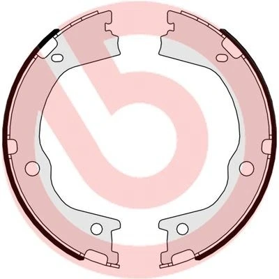 Billede af BREMBO S 30 526 Håndbremseklodser