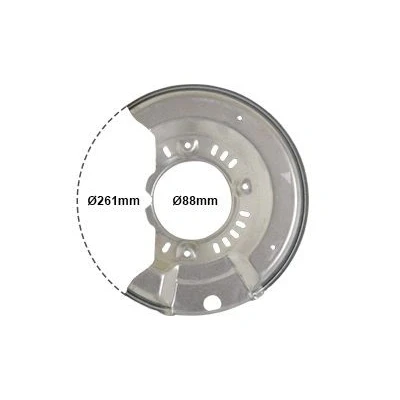 Billede af VAN WEZEL 5430372 Ankerplade højre foraksel TOYOTA: Yaris I Hatchback