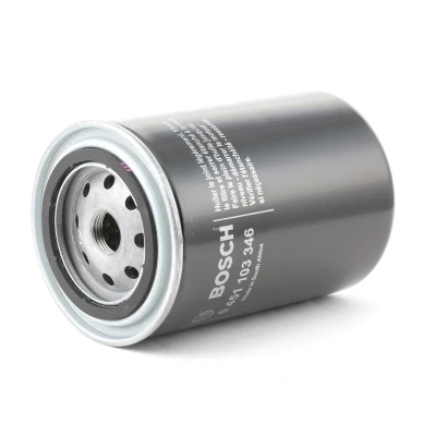 Billede af BOSCH 0 451 103 346 Oliefilter 3/4&quot; 16 UNF 2B med to returløbs stop ventiler Påskruet filter AUDI: A6 C5 Avant, Sedan, A4 B5 Sedan