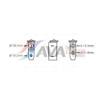 Billede af AVA COOLING SYSTEMS DN1358 Ekspansionsventil