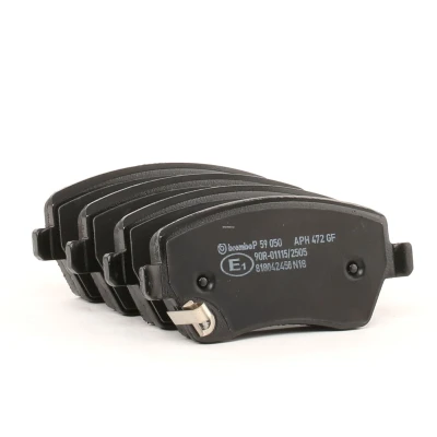 Billede af BREMBO P 59 050 Bremseklodser med akustisk advarsel for slid bremsecaliperskruer uden tilbehør SUZUKI: Splash, SWIFT 3, OPEL: Agila B