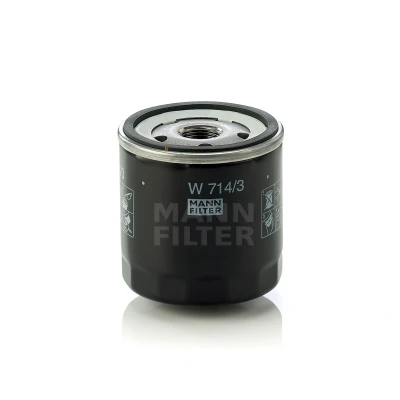 Billede af MANN filter W 714/3 Oliefilter 3/4 16 UNF med en returløbs stop ventil Påskruet FIAT: X 1/9, 127 Hatchback, Punto I Hatchback