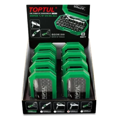 Billede af TOPTUL GACW3504S Skruebitsæt Kunststofkassette 8