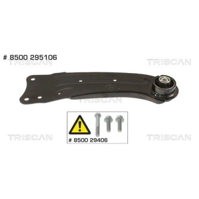 Billede af TRISCAN 8500 295106 Bærearm med gummileje semi trailing arm VOLKSWAGEN: Passat B6 Variant, Sedan, Tiguan I, AUDI: Q3