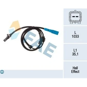 Billede af ABS Sensor FAE 78313