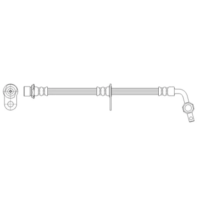 Billede af Bremseslange BOSCH 1 987 481 550