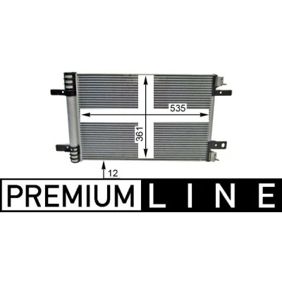 Billede af MAHLE ORIGINAL AC 886 000P Kondensator med tørrer 535 PEUGEOT: 308 SW 2, II Hatchback, 3008 I, CITROËN: Jumpy III Van, C4 Grand Picasso 2