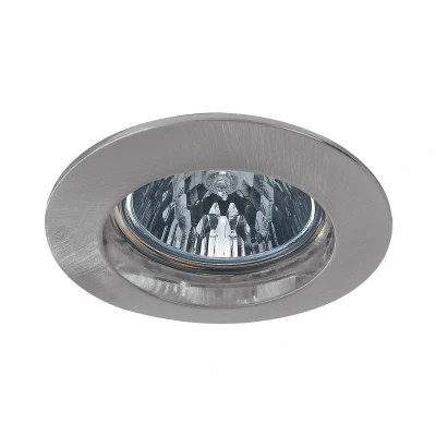 Billede af Premium Secure HV indbygget lampe i børstet jern