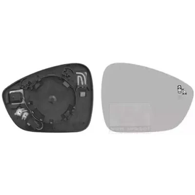 Billede af VAN WEZEL 0979838 Spejlglas højre CITROËN: C4 Grand Picasso 2
