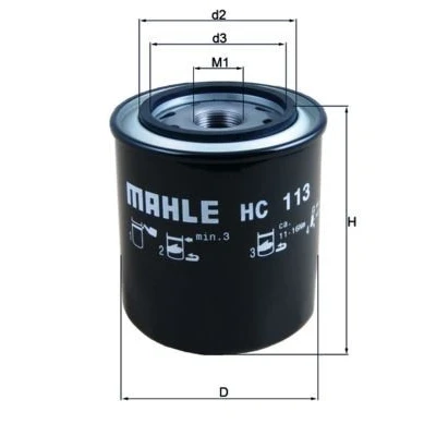 Billede af MAHLE ORIGINAL HC 113 Automatfilter
