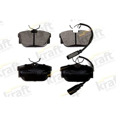 Billede af KRAFT 6010905 Bremseklodser bagaksel VOLKSWAGEN: Transporter 4 Bus, 4,