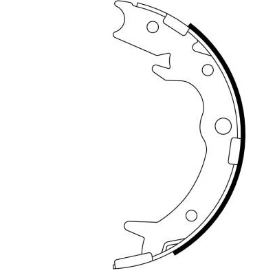 Billede af TEXTAR 91062800 Håndbremseklodser uden håndbremsegreb HONDA: CR V 2, FR