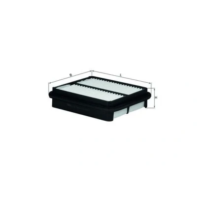Billede af MAHLE ORIGINAL LX 862 Luftfilter 54,0 202 228,0 Filterindsats SUZUKI: Grand Vitara 1 SUV, I SUV Cabriolet,