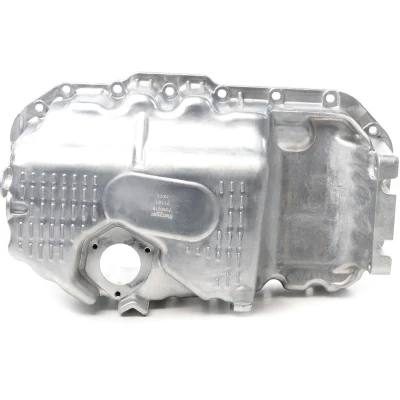 Billede af METZGER 7990018 Bundkar med olieaftapningsskrue hul til olie niveau sensor, uden bundkarpakning Aluminium trykgods SKODA: Fabia 2, Octavia 2 Combi