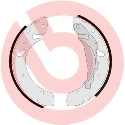 Billede af BREMBO S 83 507 Bremsebakker 229 35 med håndbremsegreb TOYOTA: Avensis I Sedan