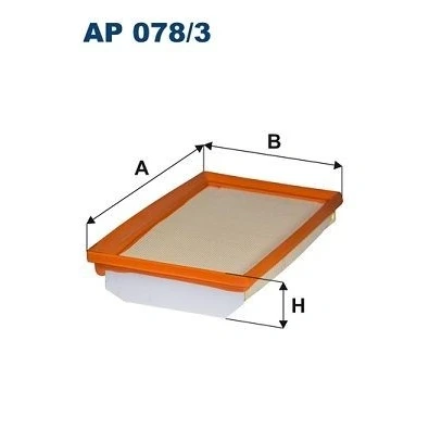 Billede af FILTRON AP 078/3 Luftfilter 49,5 246 Filterindsats FIAT: Tipo Stationcar, Hatchback