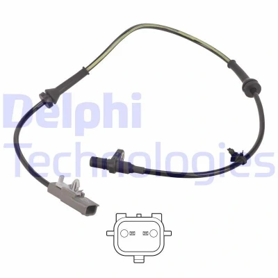 Billede af DELPHI SS21256 12B1 ABS sensor aktiv 655 NISSAN: Qashqai 2