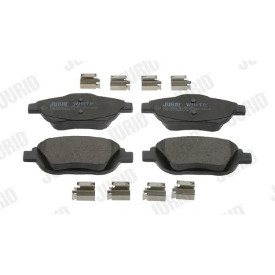 Billede af Jurid 573264JC Bremseklodser White Low Dust Keramik Ikke forberedt til slidindikator CITROËN: C3 II, C4 II Cactus, III