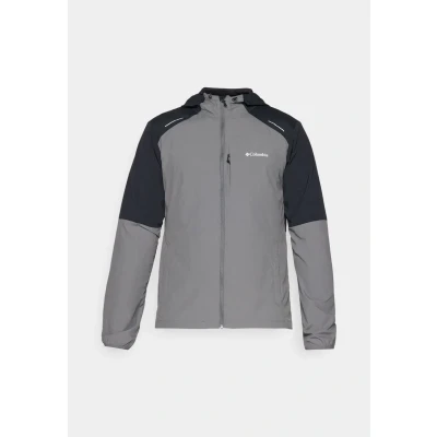 Billede af Columbia TECH Hoodie Windbreakers, Herre, Størrelse: Medium, Black/city grey