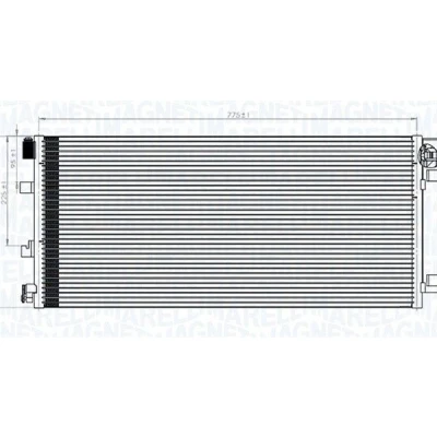 Billede af MAGNETI MARELLI 350203787000 Kondensator med tørrer 775x348x16 348 775 16 OPEL: Movano B Bus