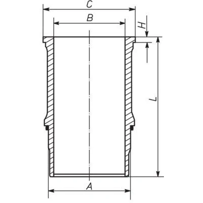 Billede af MAHLE ORIGINAL 227 WN 65 01 Cylinderforing